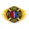 Fire EMS Shield with Flames