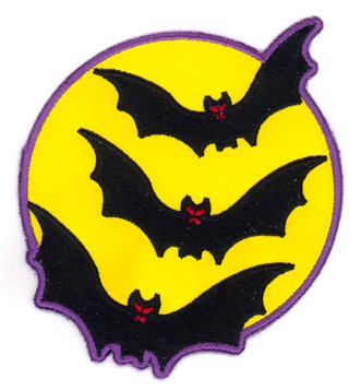 Bats & Full Moon Utensil Holder