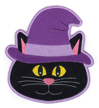Witchy Black Cat Utensil Holder