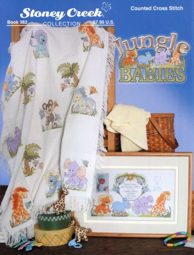 Jungle Babies Cross Stitch Booklet