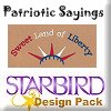 Patriotic Sayings Design Pack