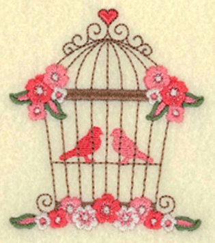 Flowers in Birdcage
