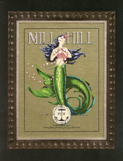 Merchant Mermaid Cross Stitch Pattern