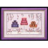 Image of Garden Party Cakes Cross Stitch Pattern