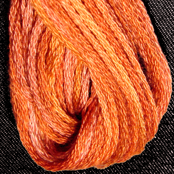 Valdani Variegated 6 Ply Skeins / P6 Rusted Orange