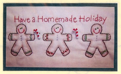 Homemade Holiday Embroidery Pattern