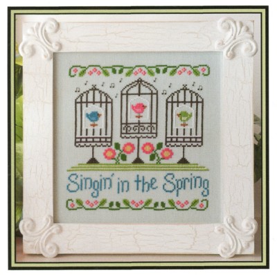 Singin' in the Spring Cross Stitch Pattern