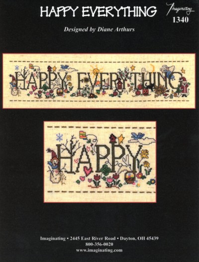 Happy Everything Cross Stitch Pattern