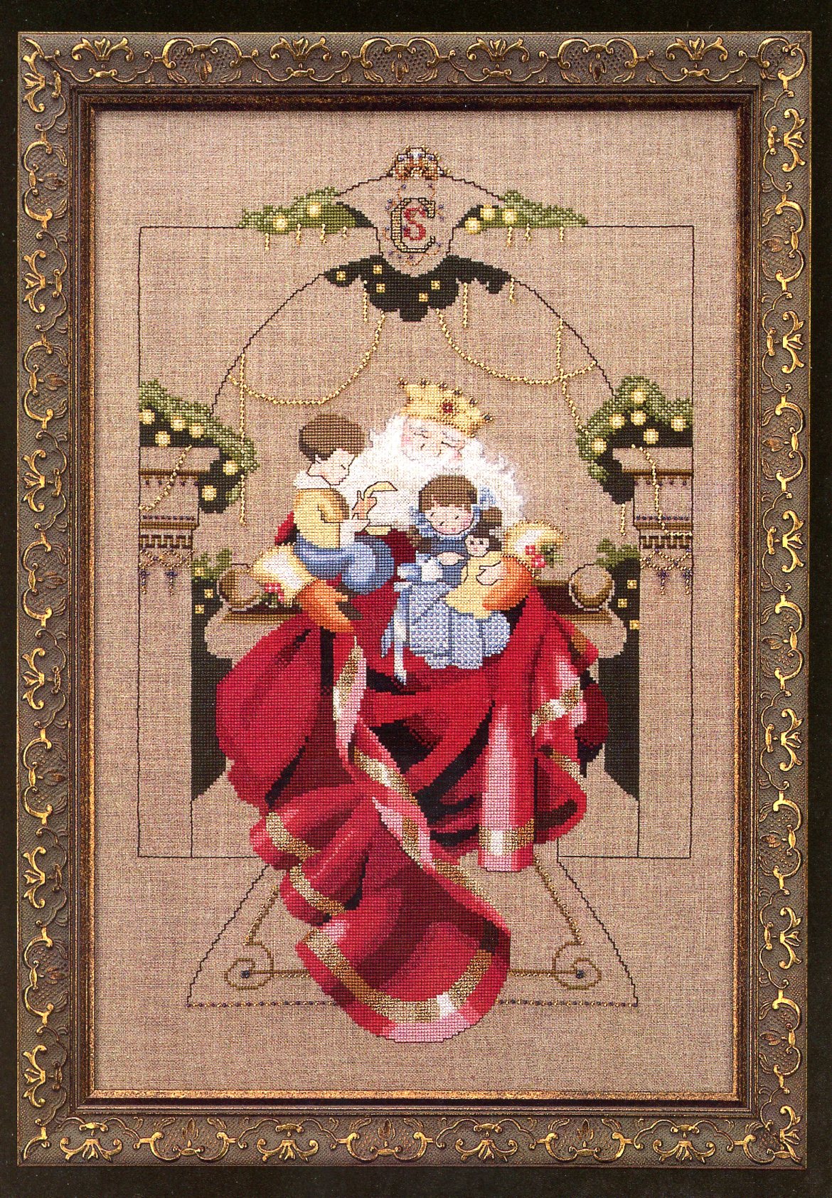 Santa by Mirabilia Mirabilia Counted Cross Stitch Chart Pattern 