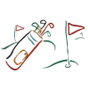 Golf / Bag Outline