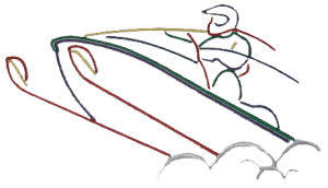 Rainbow Jet Skier