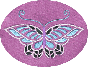 Cutwork 2 Butterfly, small 