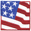 USA - Flag Square