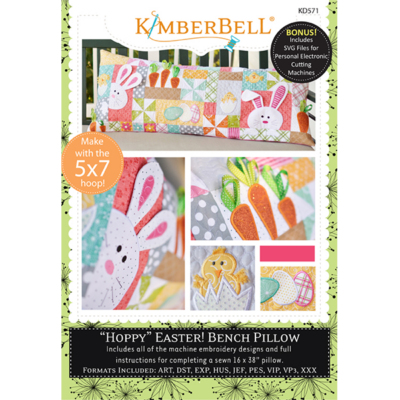 Kimberbell "Hoppy" Easter Bench Pillow
