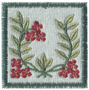 Folkart Floral Quilt Appliqué (large)
