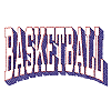 Basketball Shadow Lettering