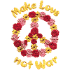Flower Peace Sign (Make Love not War)