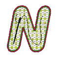 Letter N (needle)