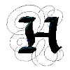 Arabesque 3 Letter H Larger