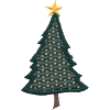 Rustic Pine Tree- December
