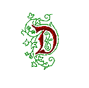 Arabesque 2 letter D / Small