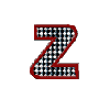 Art Deco 1 Letter Z