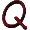 Dot Letter Q