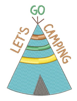 Camping Machine Embroidery Designs | Camping Patterns