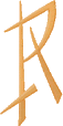 Chinios Monogram Letter R Larger