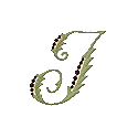 Candlewick Monogram Letter J, Smaller