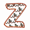 Bluebird Monogram Letter Z