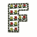 Flowers Monogram, Letter F