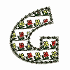 Flowers Monogram, Letter G