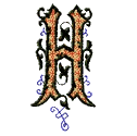 Gothic 2 Letter H, smaller