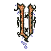 Gothic 2 Letter V, smaller