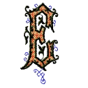 Gothic 2 Letter E, larger