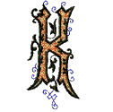 Gothic 2 Letter K, larger