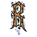 Gothic 2 Letter R, larger