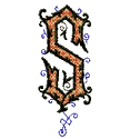 Gothic 2 Letter S, larger
