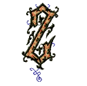 Gothic 2 Letter Z, larger