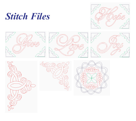 Included Stitch Files