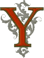 Gothic 5 letter Y Smaller