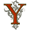 Gothic 5 letter Y Smaller