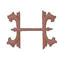Gothic 4 letter H, wide