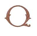 Gothic 4 letter Q, wide