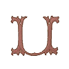 Gothic 4 letter U, wide