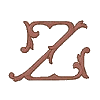 Gothic 4 letter Z, wide