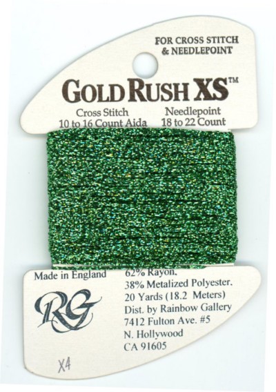 Rainbow Gallery Gold Rush XS / X4 Green