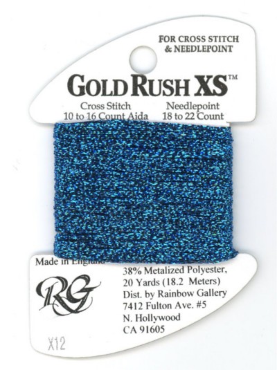 Rainbow Gallery Gold Rush XS / X12 Peacock Blue