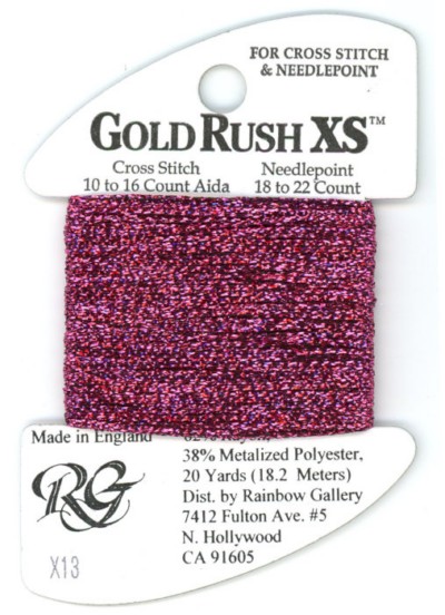Rainbow Gallery Gold Rush XS / X13 Fuchsia